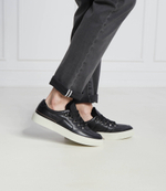 Кожаные кроссовки gary_tenn_lthk BOSS BLACK - черный(50500185)