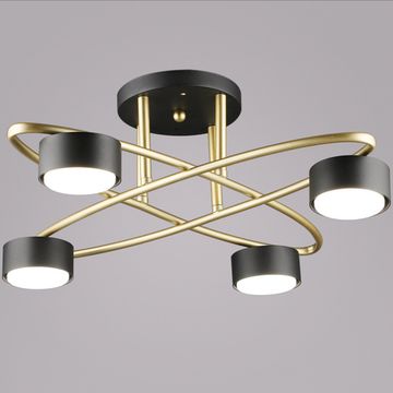 06658-0.3-04 GD+BK GX53 светильник потолочный