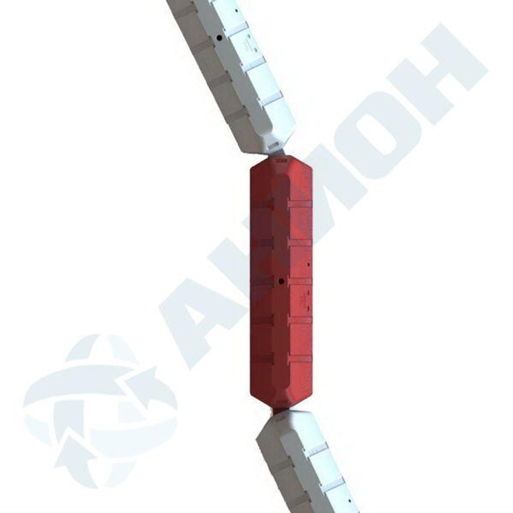 Дорожный блок 2000х750 мм Анион(2120x490x750см;красный) - арт.559532