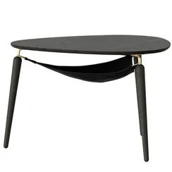 Журнальный столик Umage Hang Out, черный дуб, латунь