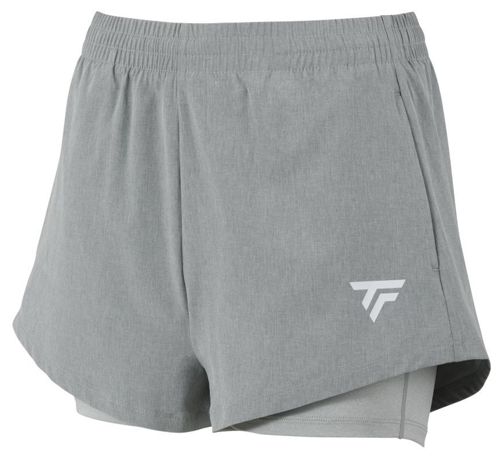 Женские Шорты теннисные Tecnifibre Team Short - серый