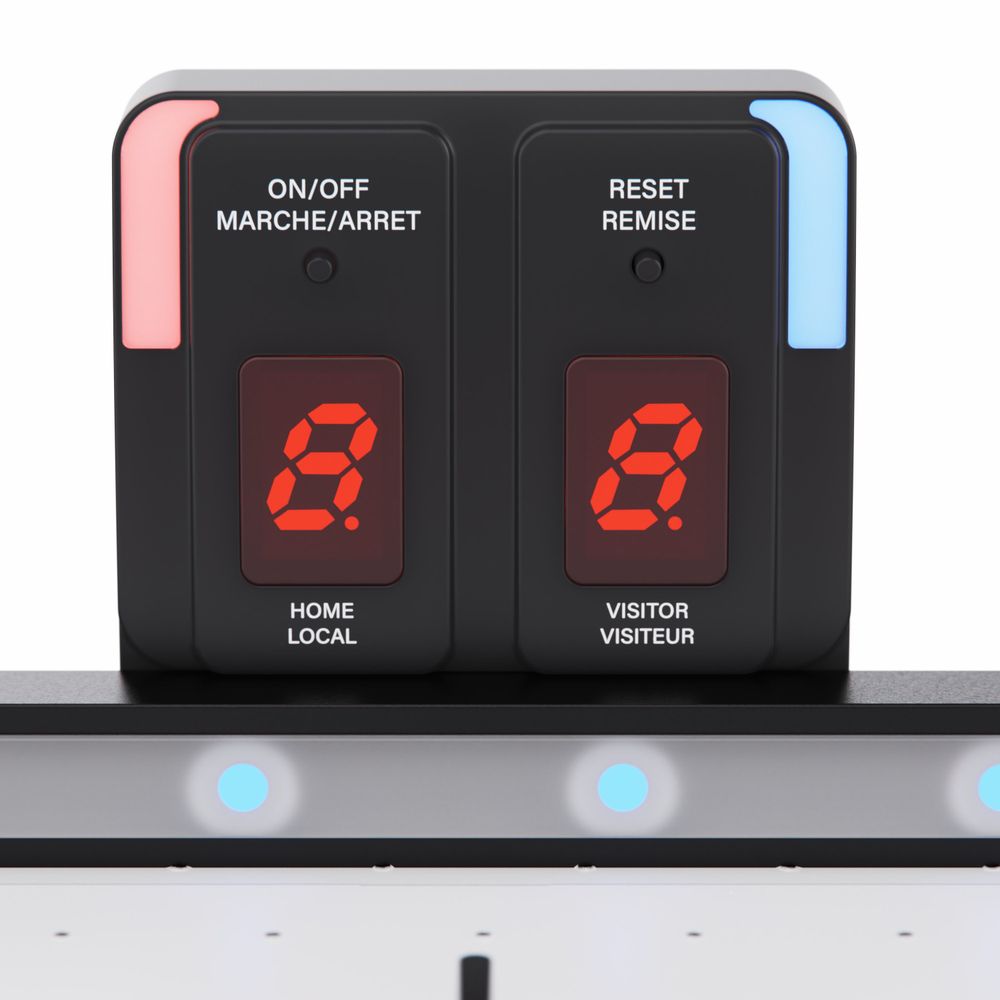 Игровой стол – аэрохоккей с подсветкой DFC Championship 53&amp;quot; 135 х 65 см, складной, белый