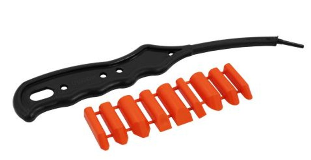 Шпатель для силиконов и герметиков со сменными адаптерами DECOR /113-400