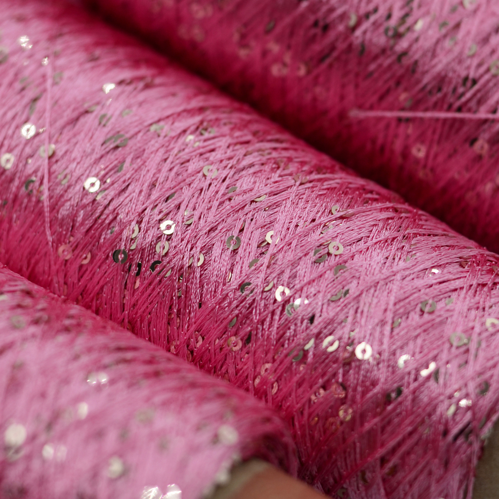 Sequin Yarn art. Paillette (розовый)