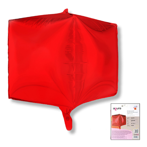 Куб 26" Куб 3D Красный Agura