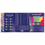 Каталог-презентер по акриловым краскам BRAUBERG ART, А4, 213х281мм, 250 г/м2, натуральные мазки, 503727