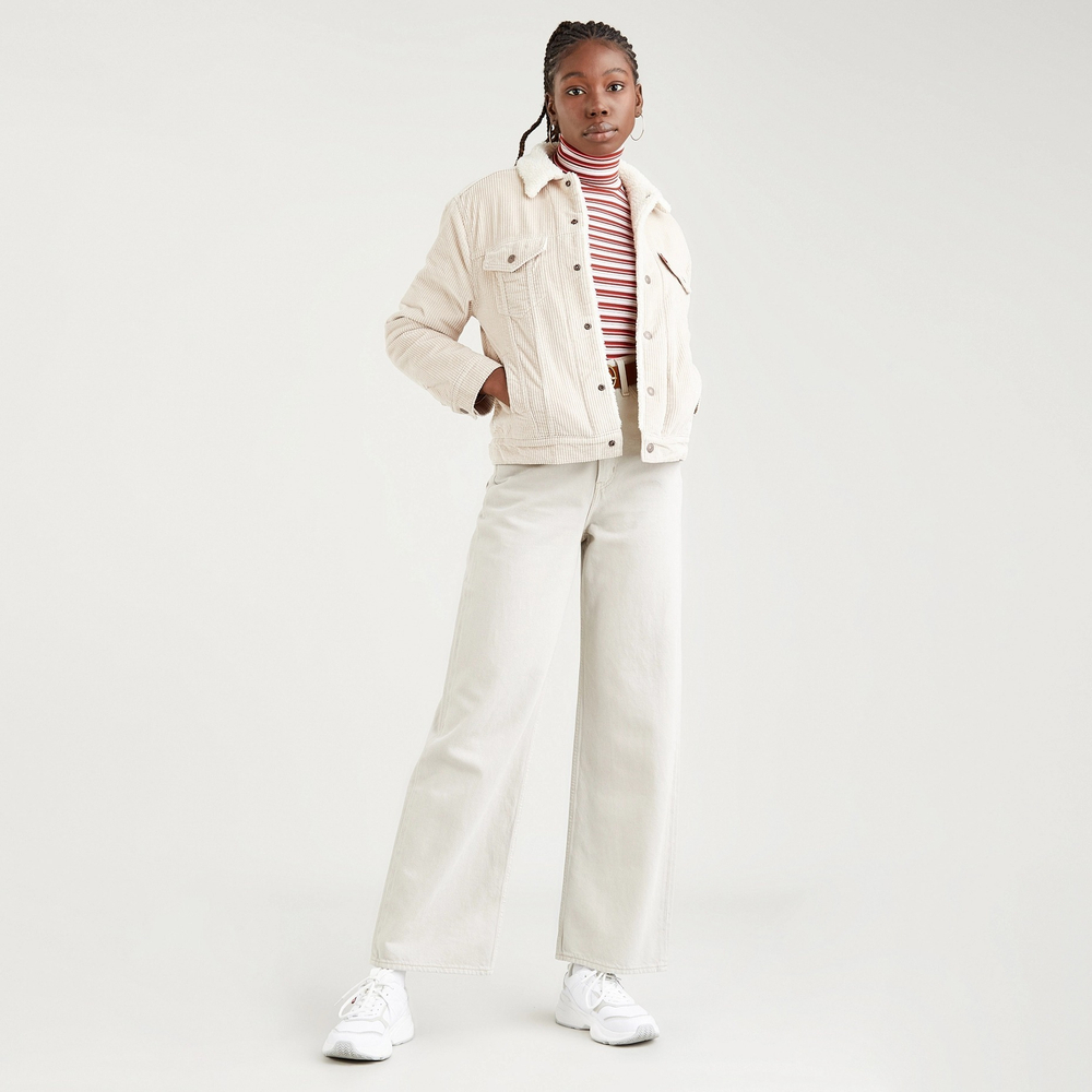 Куртка джинсовая утепленная женская LEVI'S Ex Bf Sherpa Trucker