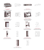 Кровать 2-х ярусная №2 Омега-18 Ясень анкор темн/ясень анкор свет 800