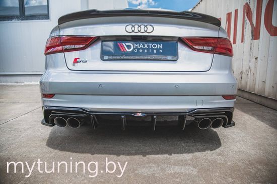 Диффузор бампера заднего для AUDI S3 8V (16-20)