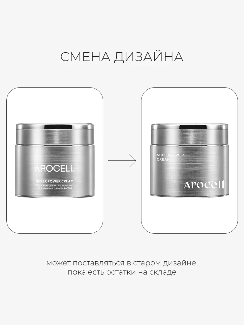 Arocell Интенсивный омолаживающий крем с ботулиническим пептидом Super Power Cream 50 гр