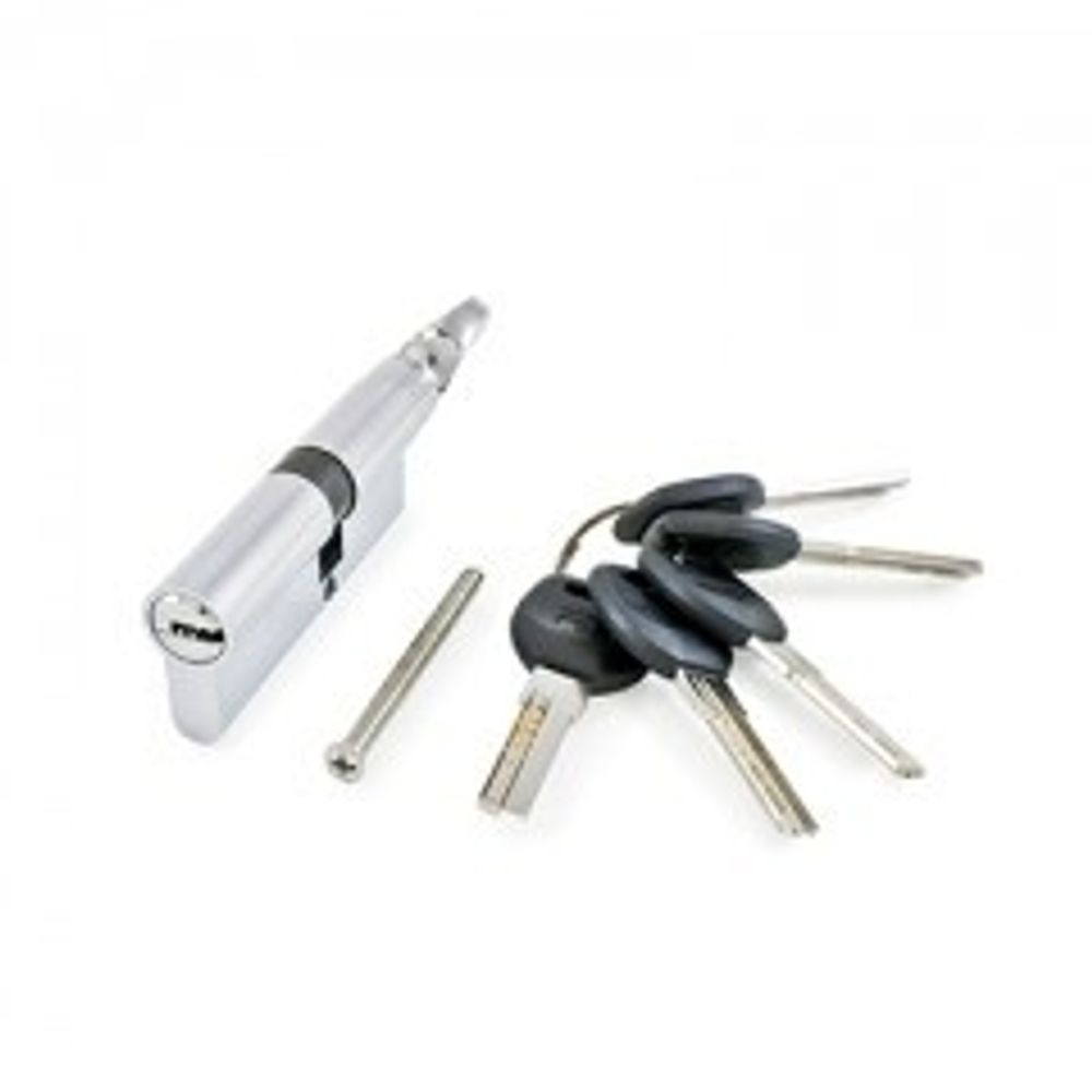 Механизм цилиндровый АЛЛЮР HD F.G 80-5K СР хром/перф.кл/верт (30G*10*40) /7822