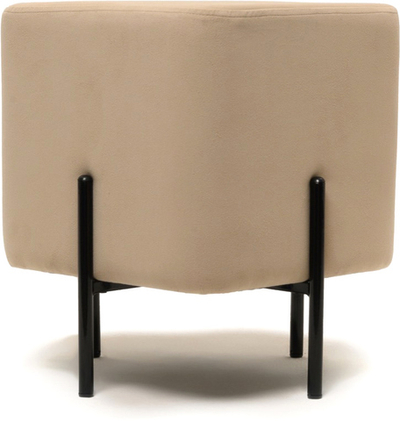 Пуф DIWO Кострома велюр, бежевый