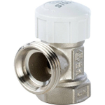 Клапан термостатический угловой STOUT - 3/4" x 3/4" (ВР/НГ, PN10, Tmax 100°C)