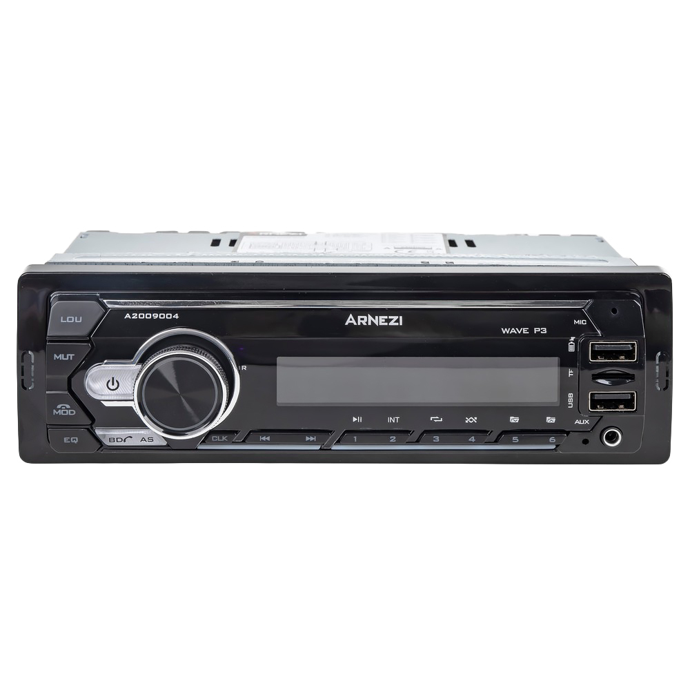 Автомагнитола ARNEZI Wave P3 4х25Вт (Bluetooth, FM, AUX, USB, TF, Remote) / A2009004