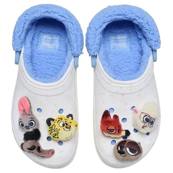 Crocs Classic Platform Clog 'White Blue'
