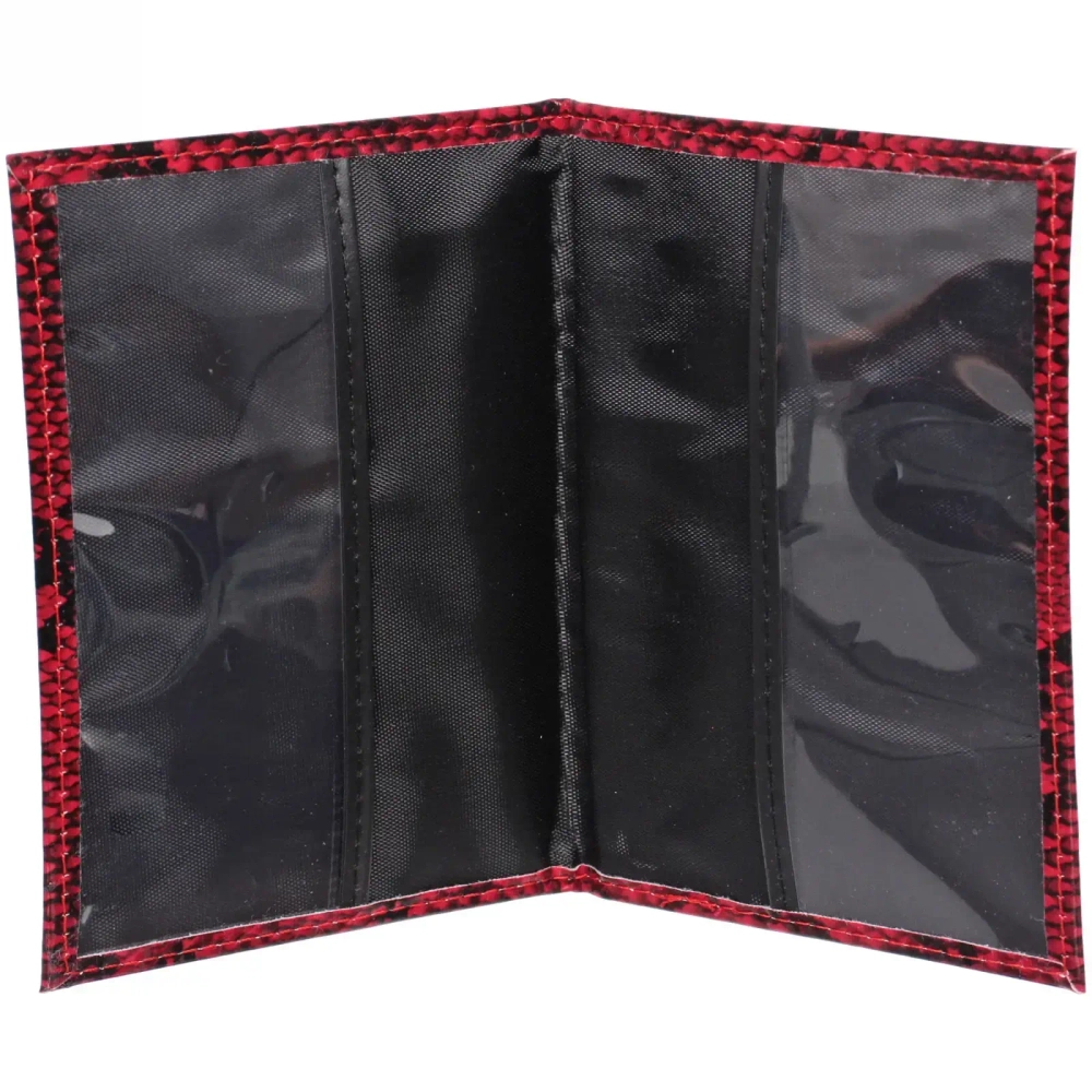 Обложка на паспорт «Классика», цвет красный, 9,5*14см