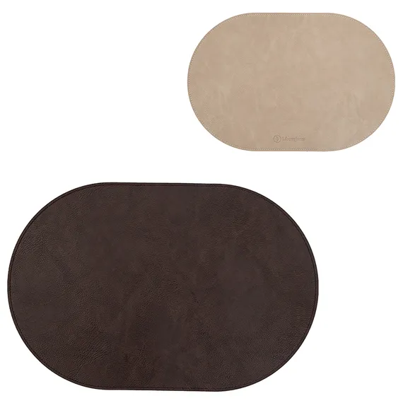 Салфетка сервировочная pool, 30х45 см, коричневая/бежевая