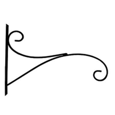 Крючок для подвесных кашпо средний (Черный) М0000220