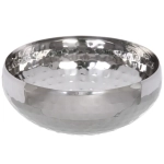 Салатник из нержавеющей стали 0,7л 15см, декоративный узор