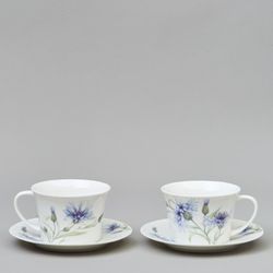 ЧАЙНЫЙ НАБОР LEFARD "ВАСИЛЬКИ" 4 ПР. НА 2 ПЕР. 250 МЛ