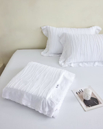 Комплект из двух наволочек "Вареный хлопок" 2 шт 50х70 | белый