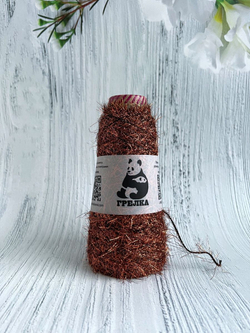 Трикотажная пряжа для вязания YETI реснички мех