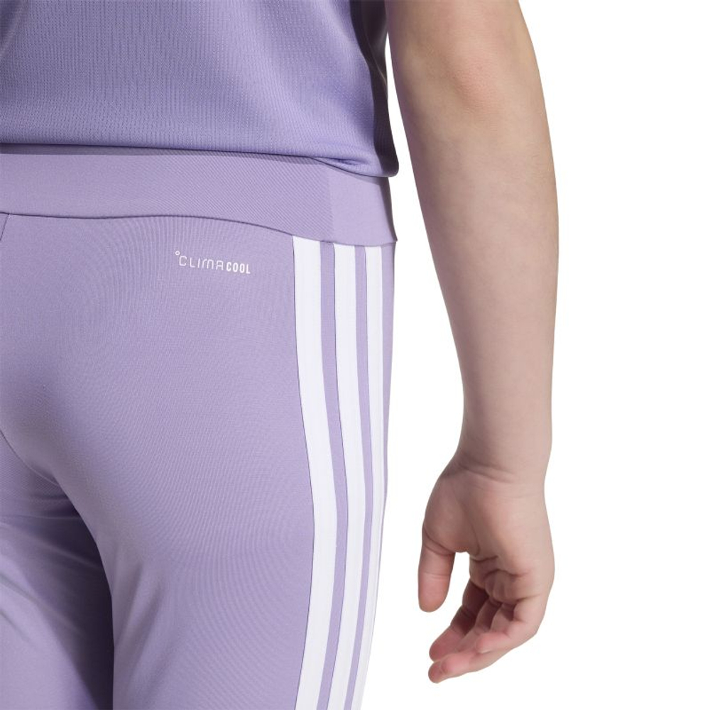 Брюки для девочки Adidas Girls Train Essentials 3 Stripes - magic lilac/white