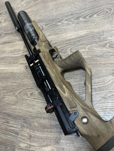 Пневматическая винтовка Егерь ПВ 6.35, 590АР с колбой (дерево, 3дж)