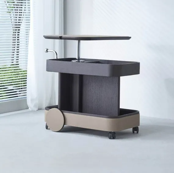 Сервировочный столик 4648 с подъемно-поворотной столешницей