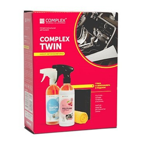 НАБОР АВТОКОСМЕТИКИ ДЛЯ САЛОНА АВТОМАШИНЫ COMPLEX TWIN
