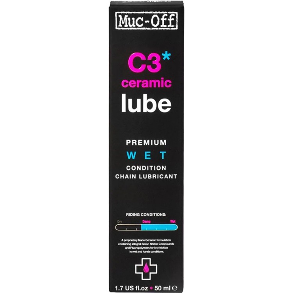 Смазка для цепи Muc-Off C3 ceramic lube wet, 50 ml