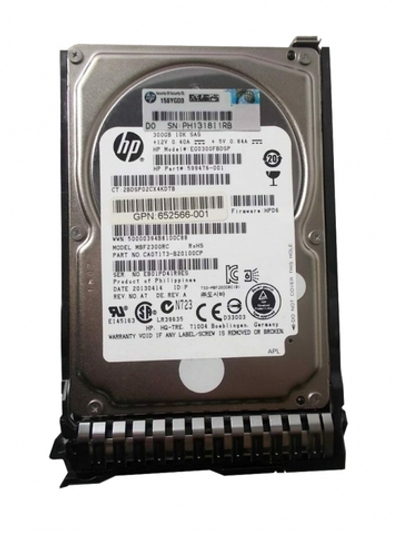 Жесткий диск HP 300GB, 3G, SAS, 10K RPM, SFFDP 599476-001