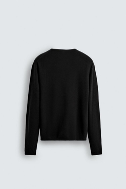 ZARA ДЖЕМПЕР СВОБОДНОГО КРОЯ, ЧЕРНЫЙ