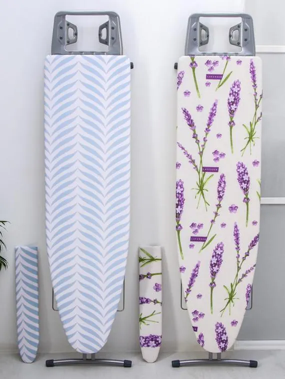 Доска гладильная Nika «Ника 3+», 122×35 см, два положения высоты 70,85 см, рисунок МИКС