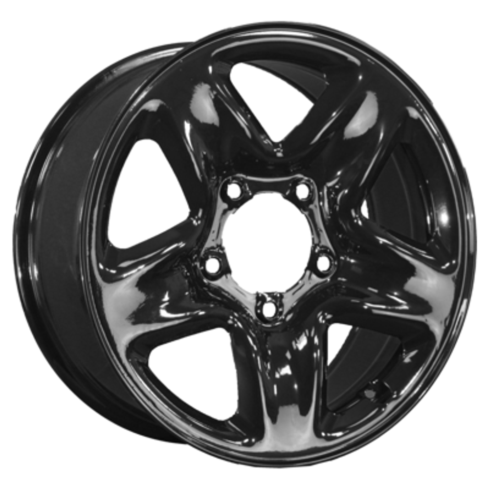 8x18/5x150 ET60 D110 Toyota 5 Triangle Gloss Black (LTM) ZEPP 4x4