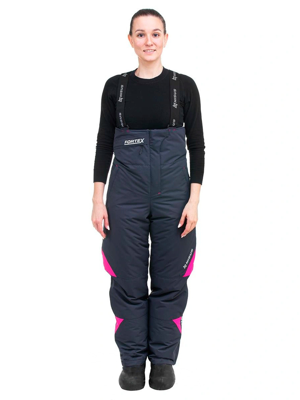 Костюм зимний Nisus MIRA 15/15 К, фуксия/серый, Шелтер до -40С, размер XL (T-M-XL-50-170-F)