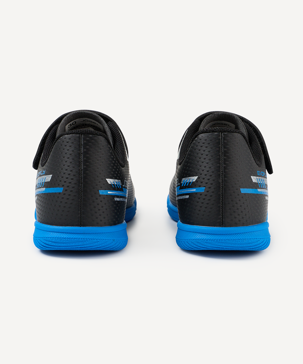 Бутсы зальные Evofly IN Talant Black/blue, детский