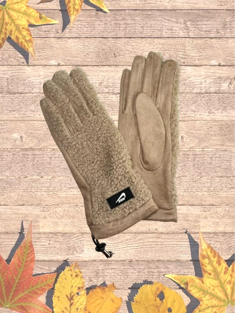 перчатки флисовые сенсорные теплые Nike