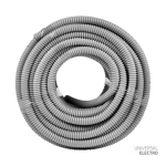 Труба гофр, ПВХ с протяжкой d16 мм (50 м) серая EKF-Plast