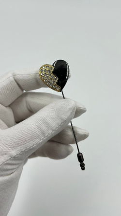 Брошь булавка Сердце Yves Saint Laurent