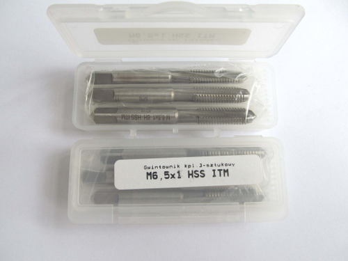 Метчик компл. из 3-х шт. M6.5x1 HSS