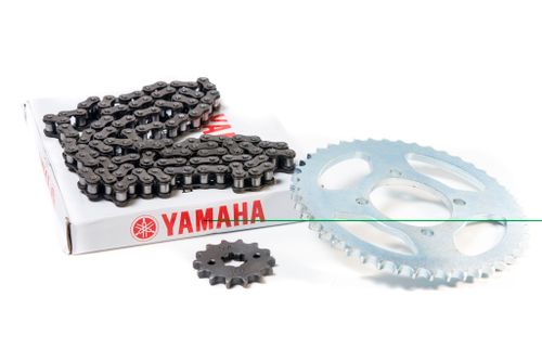 Комплект цепь+звезды для Yamaha YBR125 04-09