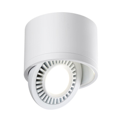 358811 OVER NT21 378 белый Светильник накладной светодиодный IP20 LED 9W 770Лм 4000K 220V GESSO