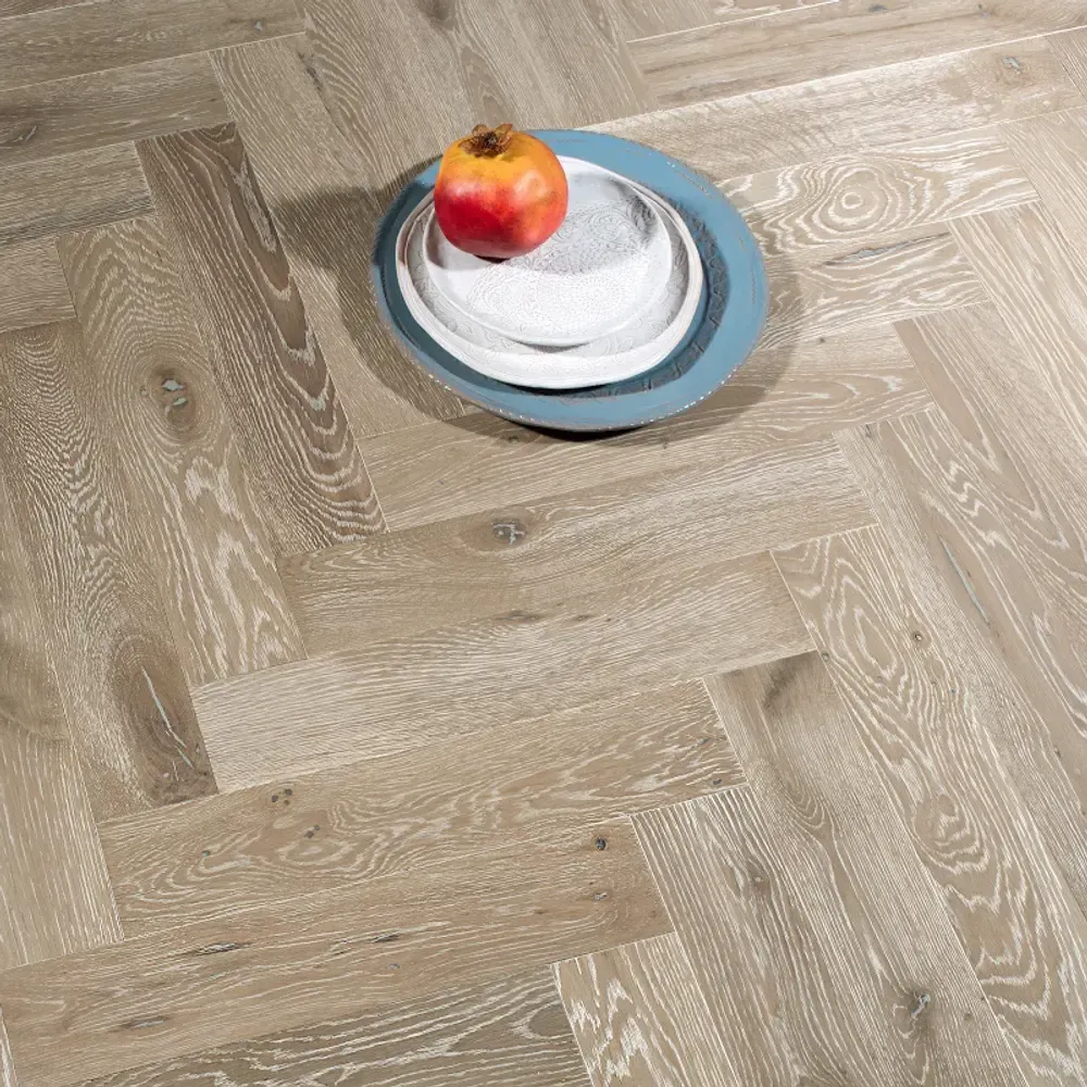 Инженерный паркет Coswick Дуб Серый Кашемир (Grey Cashmere) Шелковое масло