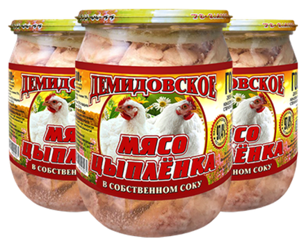 Мясо цыпленка "Демидовская"