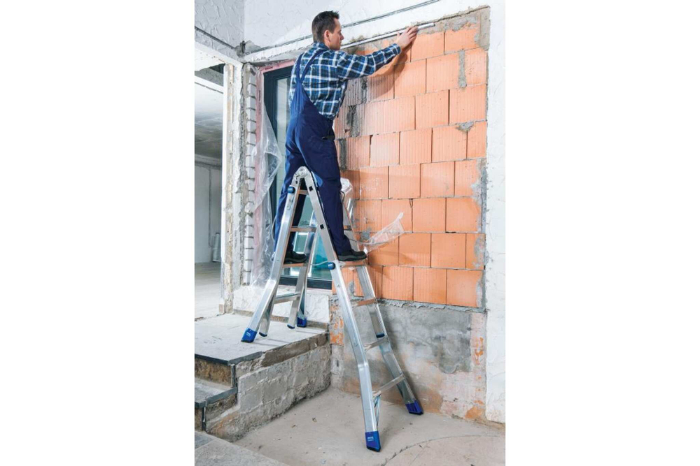 STABILO Шарнирная телескопическая лестница 4х4 (133953)