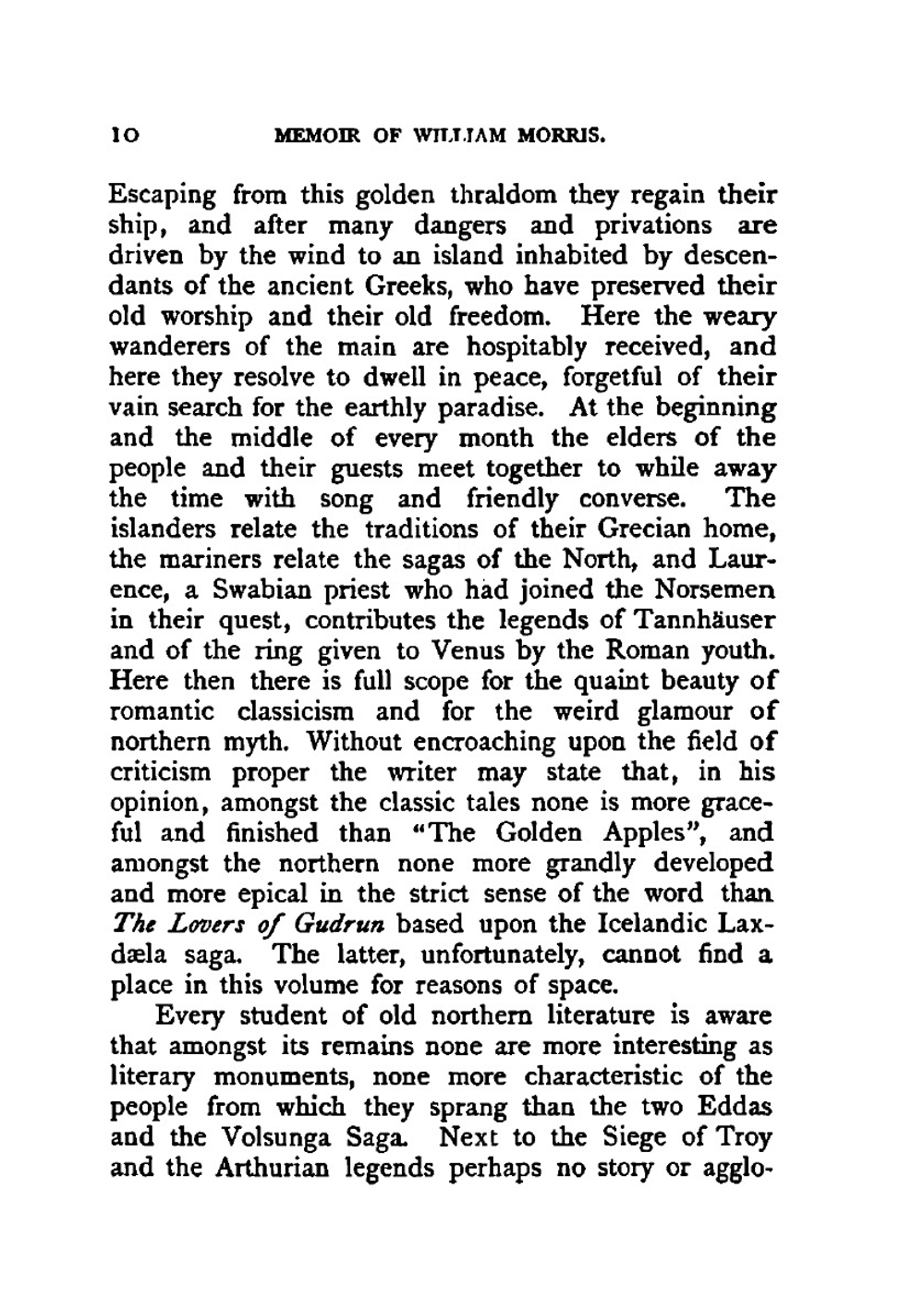 A Selection from the Poems of William Morris | William Morris