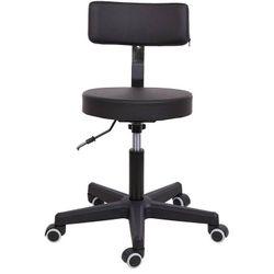 Стул на колесах со спинкой ОЗЕ, пластик 1