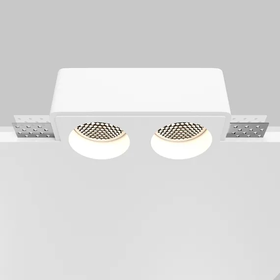 Встраиваемый светильник Гипс Модерн / Gyps Modern 2*GU10 10 Вт Technical dl123-gu10-02-w