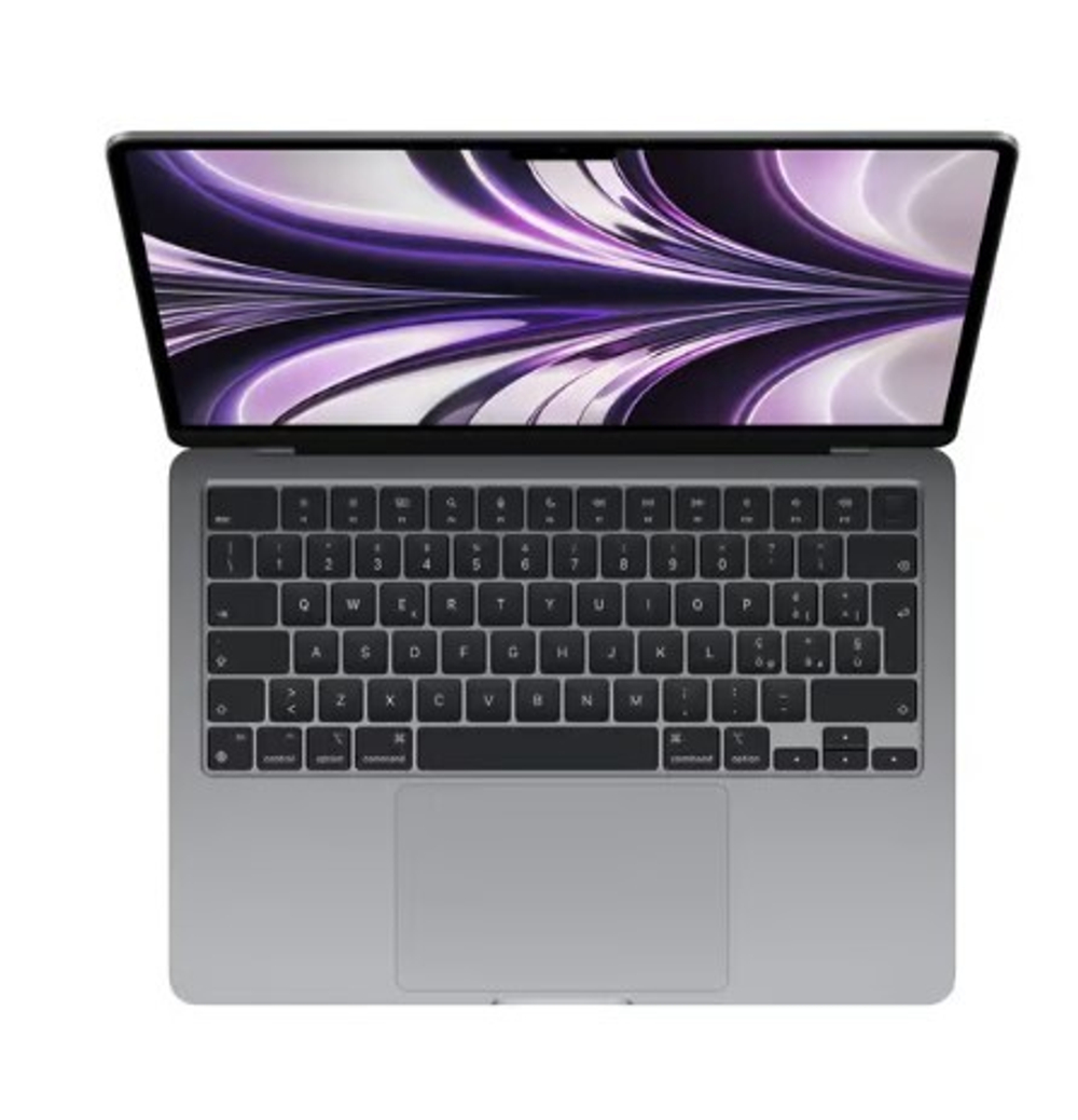 Ноутбук  Apple MacBook Air (2022) 13.6 ", Core M, 16 Гб RAM, 256 Гб SSD, M2 8-Core GPU, Серый